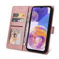 thumbnail image 5 of Allytech Galaxy A23 4G Case Wallet, Book Style Flip Cover TPU Rubber PU Leather Kickstand Cards Slots Wallet Anti-scratch Bumper Case for Samsung Galaxy A23 4G 6.6-Inch 2022 - Rosegold, 5 of 6