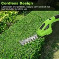 thumbnail image 2 of Cordless Hedge Trimmer, 2-in-1 Handheld Hedge Trimmer, 7.2V Electric Grass Trimmer with USB Charging Cable,, 2 of 8