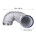 thumbnail image 2 of CTIRCHIU 1Pcs Flexible Ventilation Flat Tube Duct Hose for HVAC System Use, 2 of 6