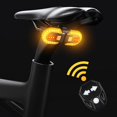 thumbnail image 4 of Luz trasera de bicicleta impermeable, luz de advertencia de bicicleta con carga USB, señal de giro Led, 4 of 5