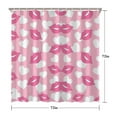 thumbnail image 5 of Abstract Brush Stroke Shower Curtain 72x72 Inch Chic Bathroom Decor - Hotel Style Waterproof Quick Dry Polyester Fabric with 12 Included Hooks, 5 of 5