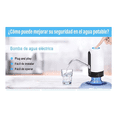 thumbnail image 3 of Dispensador Eléctrico Recargable, Usb, Bomba De Agua Negro, 3 of 4