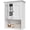White, variant on Wall Cabinet, Bathroom Cabinet Storage with Doors and Adjustable Shelf, Rustic Cabinet Wall Mounted for Bathroom, Livingroom, Kitchen, Cupboard, White