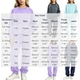 thumbnail image 3 of NAISIBABY Outfit Sets for Girls Long Sleeve Crew Neck Sweatshirt +Pants Fall 2-Piece Set Dark Gray Size 13, 3 of 7