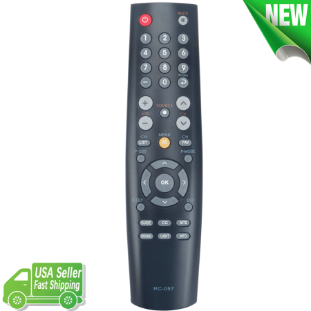 RC-057 Replace Remote Control for Coby TV TFTV2425 TFTV2225 TFTV1925 TFTV3229