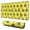 Yellow Bigfoot, variant on Long Mouse Pads for Desk,White Bigfoot and Tree Pattern Desk Mats on Top Of Desks, Desk Mouse Pad Extra Large with 3mm Non-Slip Base and Stitched Edge for Gaming,Office,Work,Home 31.5"x11.8"
