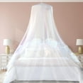 thumbnail image 2 of Mosquitera de cúpula blanca, mosquitera sin puerta, mosquitera para cama de matrimonio, 2 of 4