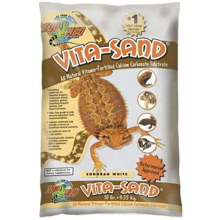 UPC: 0097612762150 | Zoo Med Laboratories Inc-Vita-sand Calcium Carbonate Substrate- Sonoran White 10 Pound (Case of 3 )