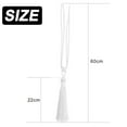 thumbnail image 2 of 2 Pcs Curtain Tiebacks Tassel Tie-Backs, Handmade Curtain Holdbacks Rope Curtains tie Handmade Curtain Holdbacks for Home and office Window Drapery, 2 of 5