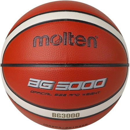Molten BG3000 Basketball Indoor/Outdoor Synthetic Leather Size 6 Orange-Ivory