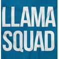 thumbnail image 2 of Llama Squad Save The Drama Alpaca BFF Women Crewneck Sweatshirt Brisco Brands 2X, 2 of 6