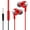 Red, variant on Earbud Tips Headphones Plug into Computer F9 Earbuds Earbuds Wi over Ear with Microphone Earbuds with Case for School Earphones In Ear Headphones With Microphone 3.5mm Wired Earbuds For Ios And