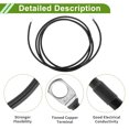 thumbnail image 4 of Cable de inversor de batería universal de 3/8" terminal 8 AWG negro 8 pies cable de batería de cobre estañado 1 pc, 4 of 7