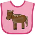 thumbnail image 3 of Inktastic Horse Boys or Girls Baby Bib, 3 of 4