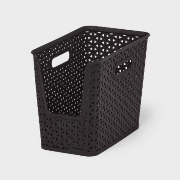 Y-Weave Narrow Easy Access Decorative Storage Basket