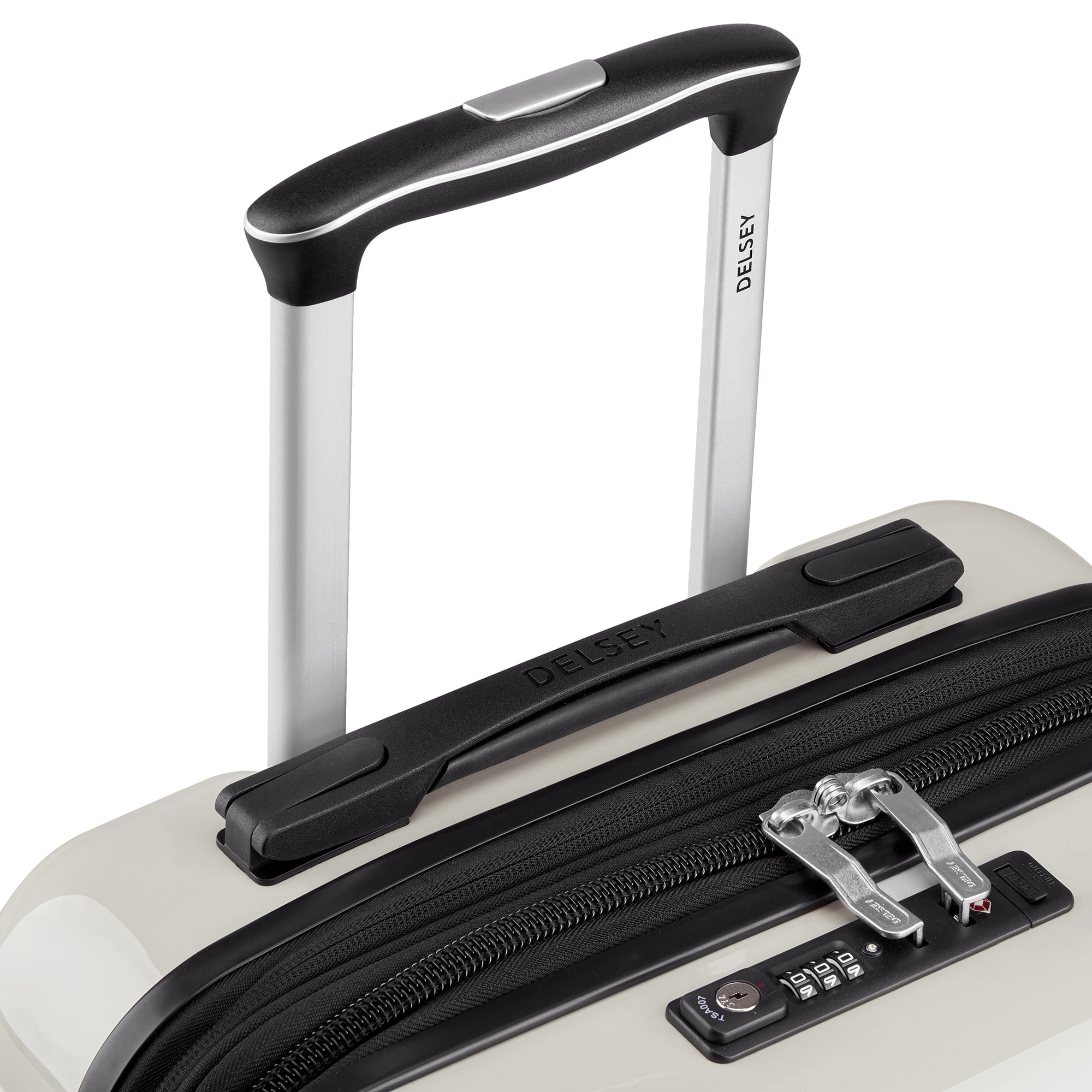 DELSEY PARIS Cruise 3.0 Carry-on Hardside Expandable Spinner Luggage, Latte