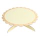 thumbnail image 1 of Ounissouiy Soporte para Tartas, postres, magdalenas, Mousse, aperitivos, magdalenas, soporte para bodas, fiestas de cumpleaños, redonda, de Kits de decoración para fiestas Amarillo, 1 of 6