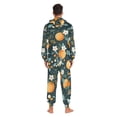 thumbnail image 4 of FORMRS Onesies Pajama for Adults Unisex Hoodie Winter Jumpsuit One Piece Sleepwear, Sizes S-2XL, Green Oranges, 4 of 7