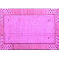 thumbnail image 1 of Ahgly Company Indoor Rectangle Abstract Purple Modern Area Rugs, 4' x 6', 1 of 4