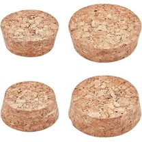 10PCS 2 Sizes Large Wooden Tapered Cork Plugs 1.5 to 1.9 Inch Diameter Cork Bottle Stoppers Wine Bottle Cork Lids Natural Soft Wood Replacement for Wine Beer Bottle Glass Bottles Ornaments