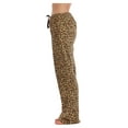 thumbnail image 2 of Just Love Plush Pajama Pants for Women - Petite to Plus Size Sleepwear (Beige - Cheetah, X-Large), 2 of 3