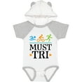 thumbnail image 3 of Inktastic Triathlon Sports Quote Must Tri Boys or Girls Baby Bodysuit, 3 of 5