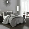 thumbnail image 6 of Malda 6 Piece Comforter Set Jacquard Geometric Diamond Pattern Color Block Design Bedding, 6 of 10