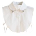 thumbnail image 2 of Todaioua Women Fake Collar Detachable Collar Blouse Half Shirts Faux False Collar Summer Fridays Travel Essentials, 2 of 5