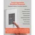 thumbnail image 6 of VEVOR 7-Day Programmable Thermostat, Home Thermostats for Radiant Underfloor Heating Cable,Heat Pump with GFCI & Sensitive Sensor,TFT Color Display Touchscreen,Efficient,Gray-White (Without Wifi), 6 of 9