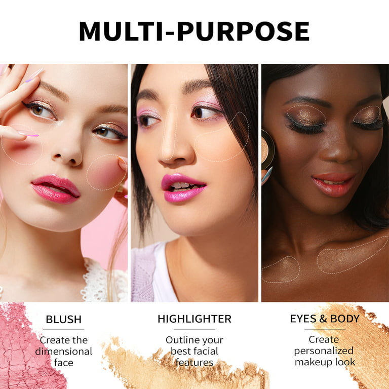 OULAC Blush Powder Makeup, Matte Natural Glow, Lightweight, Smooth