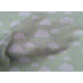 thumbnail image 4 of oneOone Organic Cotton Voile Fabric Raindrop & Clouds Nature Printed Fabric 1 Yard 42 Inch Wide, 4 of 4