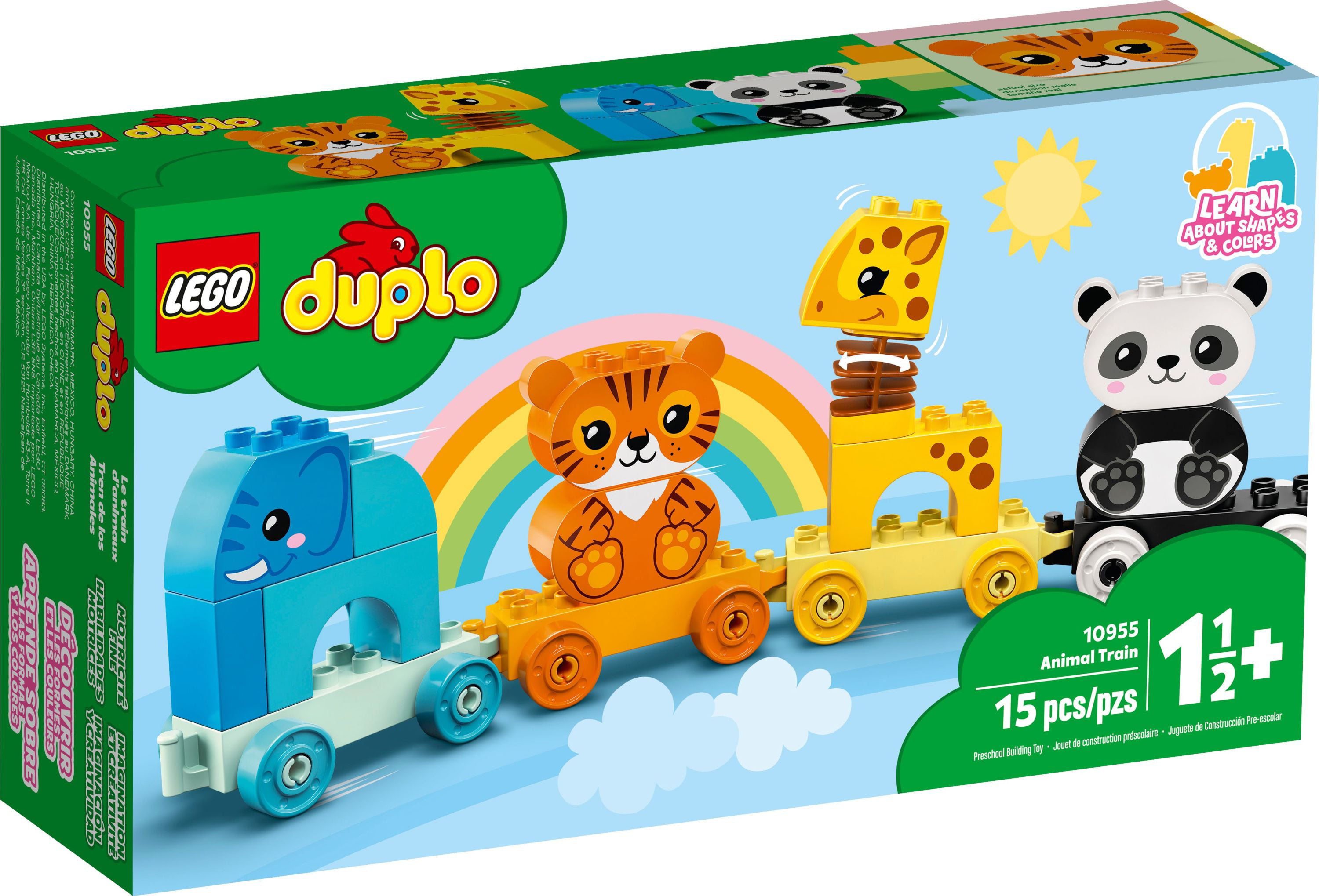 LEGO DUPLO 10955 - My First Le Train des Animaux, Jouet Premier Âge, Jeu  Éducatif pour Enfants et Bébés agés de 1 an et plus pas cher 