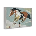 thumbnail image 2 of Stupell Industries Modern Paint Horse in Motion Gray Framed Giclee Art, 24 x 16, by Chromatic Storm Studio, 2 of 8