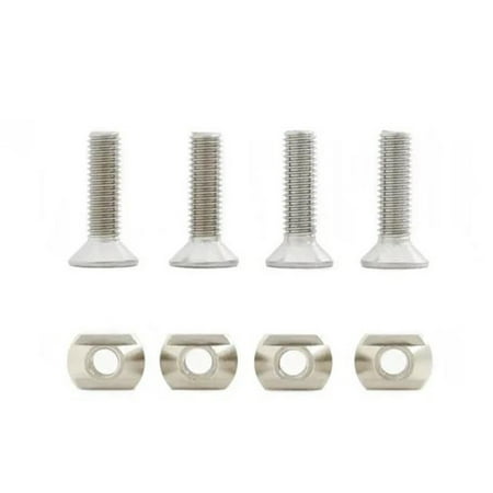 

Surfboard Mudguard Brass Stainless Steel T-Nut Gasket M8M6 Screw Installation
