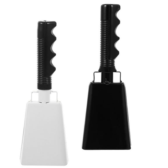 SWETRACE 2Pcs Cowbell Shaking for Music Education and Sports Events Assorted Colors