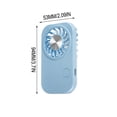 thumbnail image 3 of JZCHUNTOY Handheld Fan, 1 Pc Portable 5 Speed Strong Wind Electric Fan, Lightweight One Button Control Cooling Device, Personal Desktop Outdoor Fan for Home Office Camping Hiking Beach Travel, 3 of 7