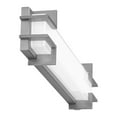 thumbnail image 3 of WAC Lighting Simone 21" 1-Light Aluminum Bathroom Vanity Light in Brushed Nickel, 3 of 5