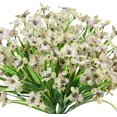 thumbnail image 1 of 10 mechones de flores artificiales para exteriores, flores violetas falsas para interior, exterior, jardín, Patio, porche, ventana, caja, hogar, boda, granja, decoración oso de fresa Juguete, 1 of 6