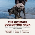 thumbnail image 4 of DGS Pet Products Dirty Dog Shammy Towel Grey 13" x 31" x 0.5", 4 of 6