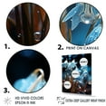 thumbnail image 3 of Designart "Snowdrop Winter Photography II" Snowdrops Floater Framed Canvas Wall Art, 3 of 5