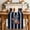 Blue, Navy, White, Gold, variant on Patriotic Gnomes Table Runner 70 Inches, Independence 250 Memorial Red Striped Bed Runner Dresser Scarves Tabletop for Indoor Outdoor Parties/Ceremony/Banquet, 13" x 70"