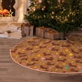 thumbnail image 4 of Salouo Dachshund And Ball Christmas Tree Skirt 30" Farmhouse Christmas Decorations Snowman Xmas Tree Skirt Tree Mat for Holiday Party Decor, 4 of 8