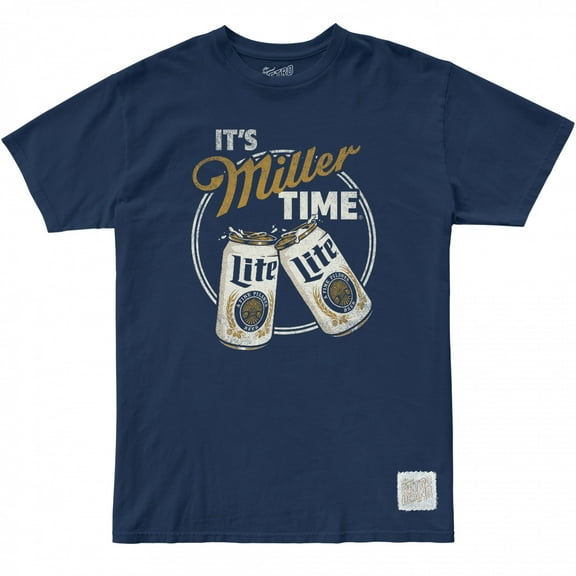 Miller Lite - It's Miller Time Cheers T-Shirt-XLarge