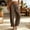 Brown, variant on Liuinsasek Women's Cotton-Linen Pants Fashion Casual Solid High Waist Pocket Ladies Long Pants Lightweight Flowing Drawstring Elastic Waist Loose Pants Vacation Travel Resort Wear