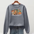 thumbnail image 4 of Acción de gracias moda mujer casual manga larga o-cuello impreso damas sudaderas tops Pompotops gfhjh9994, 4 of 5