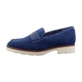 thumbnail image 2 of Vionic Corinne Women's Loafers & Slip-Ons Denim Suede Size 9 W, 2 of 8
