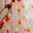 thumbnail image 2 of Xiao Hua 2Pcs Daisy Window Panels 39.4"x78.8" inch Drapes Curtains Sheer Voile Tulle Home Room, 2 of 5