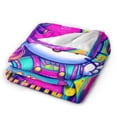thumbnail image 3 of Hello Kitty Blanket, Super Soft Throw Blanket, Cozy Flannel Blankets For Boys Girls, Warm Blankets For Couch Sofa Bed, 40"X30", 3 of 9