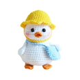 thumbnail image 1 of Yarn Craft Kit Crochet Material Kit Cartoon Duck Shape Complete Starter Kit for Diy Craft, 1 of 8
