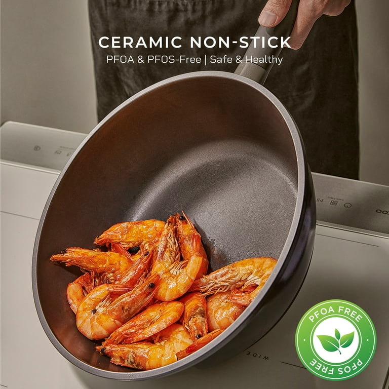 Cuckoo Nonstick Cookware Wok Induction Compatible (COP-B2810HGB
